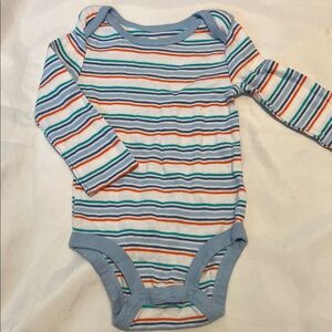 “Bundle 10/$13” Koala baby 9-12m Multicolor Striped boy Bodysuit long sleeve